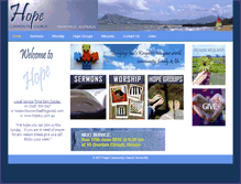 Tablet Screenshot of hopecc.com.au